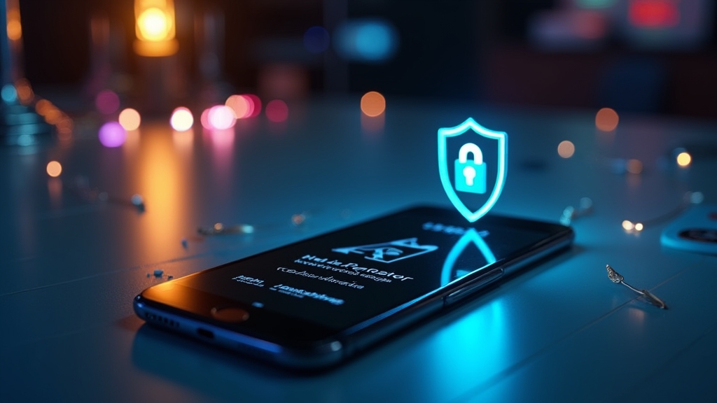 Android-Smartphone mit APK-Installation und Sicherheitsmotiv im Casino-Stil